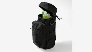 Must See Review! Orca Tactical MOLLE H2O Water Bottle Pouch Hydration Carrier (OD Green)