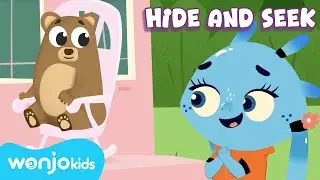 🎶 Animal Hide and Seek Fun! 🐵🐻🐱 | Sing-Along Song by Wonjo Kids 🌟 Learn Directions