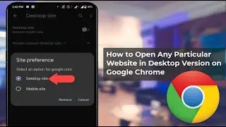 How to Always Open Desktop Version of Websites in Chrome for Android