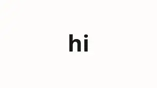 How to pronounce hi | 比预 (comparison in Japanese)