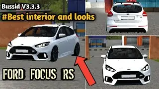 FORD FOCUS RS Stylish Car Mod With Best In Class Looks For Bussid V3.3.3|Bus Simulator Indonesia
