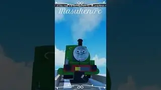 【ロブロックス実況】ぽっちゃりパーシーが鉄橋で危機一髪　※本編はコメント欄から　　　#masukenpc  #ますけんトーマス　#トーマスゲーム　#Shorts