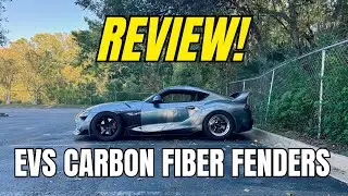 Carbon Fiber EVS Fenders Review On The Supra
