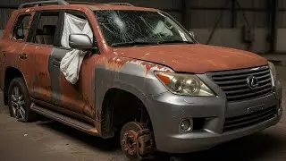 Restoring a Wrecked Lexus LX 570 to Luxury Glory | Extreme Car Transformation