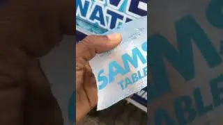 Samsave pure water produced and refrigerated to quench your thirst