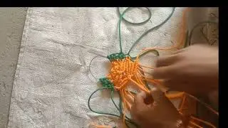 Mecarm dori se get patti banane ka tarika ।&zwnj; मेकरम तोरण डीजाइन ।  मेकरम से गेट पट्टी बनाने का तरीका।