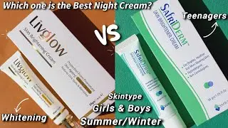 Cream for FACE | Best night cream🤔| livglow cream | maxdif cream | safriderm cream|brightening cream
