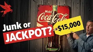 This Rusty Sign Sold for $15,000!  Vintage Advertising Gold