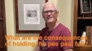 What are the consequences of holding the pee past full?