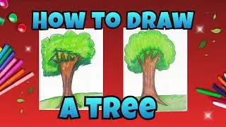How to Draw a Tree | Perfect First Drawing for Kids