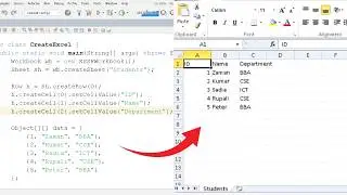 How to Create Excel File Using Java