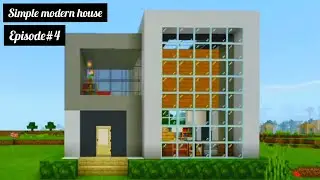Minecraft : MODERN HOUSE TUTORIAL | How to Build in Minecraft (#04)