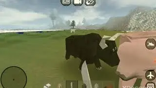 Mini block craft fights to fight bull vs polar bear
