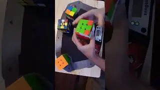 4 rubiks cubes in one minute! #rubikscube #speedcubing