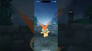Catching Victini in Pok&eacute;mon Go! #pokemon #pokemongo #victini #unova #blackandwhite