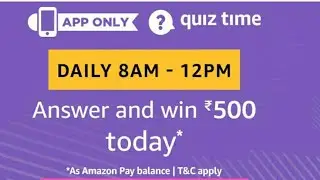 Amazon quiz win ₹500 ,today 24 November 2018, Amazon pay balance, TECHNICAL DEEPAK