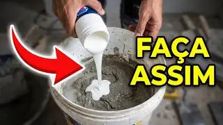 MASSA PVA COM CIMENTO E COLA //Eliel Carlos//