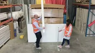 HoardFast temporary pvc hoarding panels: fast, easy and effective