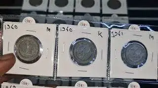 50 PAISAE, NICKLE ,1960,SE,1971,TAK PURA 20,COIN FOLDERS 📂 &hearts;️  👌 ✨️ ON TIP TOP ONLINE 98927 16211 💯