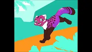 Animal jam play wild red panda speedpaint