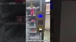 Slim vending machine #drinkvendingmachine #factorymachines #cashlesstransactions