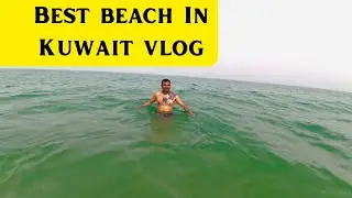 Swimming at the Best Beach in Kuwait 🇰🇼 #kuwait #kuwaitnews #kuwaitcity