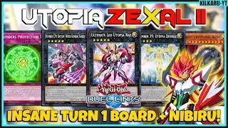 UTOPIA ZEXAL II POWER THE FUTURE! *NEW* SKILL AND SUPPORT XYZ COMBO DECKLIST [Duel Links Replay]