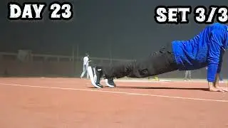 Day 23: Transformation in progress #DailyPushups #FitnessJourney #100Pushups  #WorkoutMotivation 