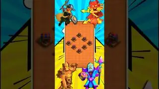 All Max Heroes vs Multi Cannon 💯😱 #coc #clashofclans #shots #youtube #clasher