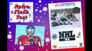Retro Flash Test - NHL 94 Megadrive #jeuxvid&eacute;o  #nhl #retrogaming #easports