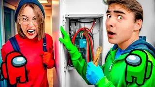 AMONG US spielen im WIRKLICHEN LEBEN ! (Imposter 's IQ 999)