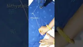 3/4 puff sleeve cutting #puffsleeve #puffsleevesdesign #shorts#shortsfeed  #sleevestitching