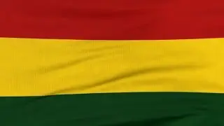 National Flag Of Bolivia Flying On The Wind | Motion Graphics - Videohive template