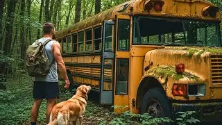 Single Dad Found a Bus Behind Forgotten Family Estate &mdash; What Was Inside Will Shock You