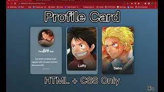 Profile Card (HTML + CSS)