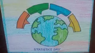 National Statistics Day /How to draw Statistics Day Drawing Easy /National Statistics Day poster/