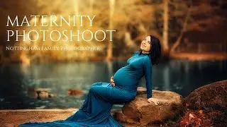 Nottingham Family Photographer BTS from Maternity Outdoor Photoshoot at Elvaston Castle 2021