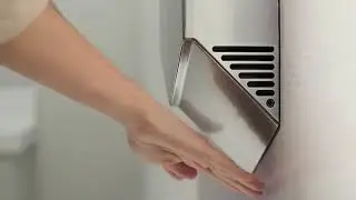 How to use the Dyson Airblade V hand dryer  / DASK Services - Cyprus