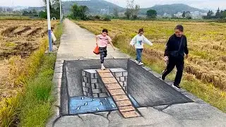 The Best Drawing Illusion 3D Art On The Street