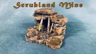 Scrubland Mine Arid Xeric Wasteland Terrain for Dungeons and Dragons and Tabletop RPGs