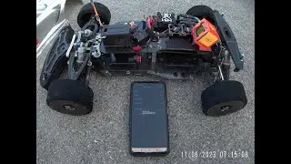 11.6.2023 223 Km/h Rc Auto 6s Speedrun-Crash world's fastest Thunder Tiger Eb4S3 TP XLX2