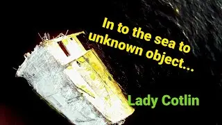 In to the sea to Concrete shipwreck...