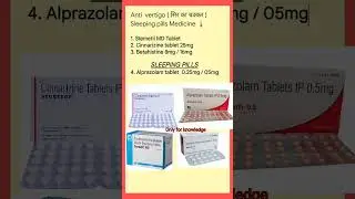 Anti Vertigo tablet 🌡️ #pharmacy #medicine #neet #dawae ka name