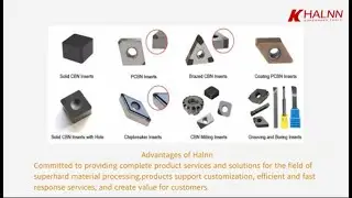 Hard part machining - CBN Inserts Halnn