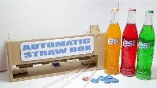 DIY-How to make Automatic Straw Dispenser Machine