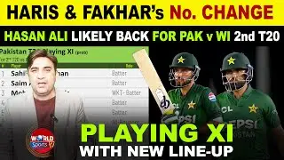 PAK v WI 2nd T20: Haris Up the Order? Hasan Ali In? Fakhar Under Pressure?