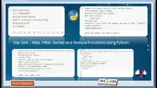 Day 164  Map, Filter, Sorted and Reduce Functions Using Python