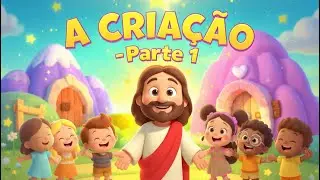 🌈✨ A Criação – Parte 1 💛 A Luz, o Céu e a Terra | Cabaninha da Fé