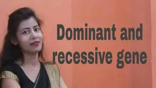 Dominant and recessive gene.. @educationk6111