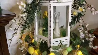 Easter and Spring Home Decor 2018: how to create an Easter and Spring Vignette Episode 4